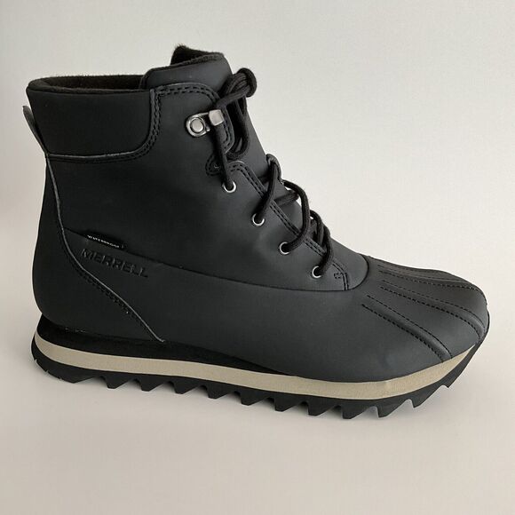 Merrell Alpine Warm 100g Waterproof Lace-up Hiking Boots Men Black 11 main image 4